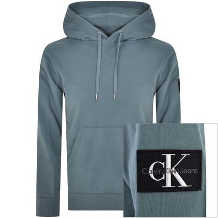 Product Image for Calvin Klein Jeans Logo Hoodie Blue