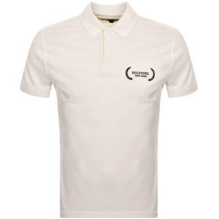 Product Image for Tommy Hilfiger Monotype Polo T Shirt Cream