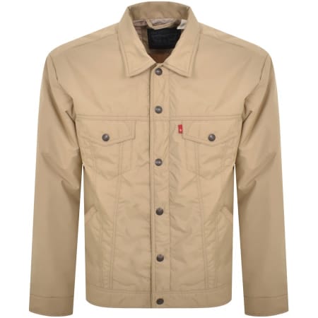 Product Image for Levis Padded Trucker Jacket Beige