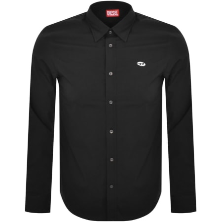 Product Image for Diesel Long Sleeve S Benny A Shirt Black