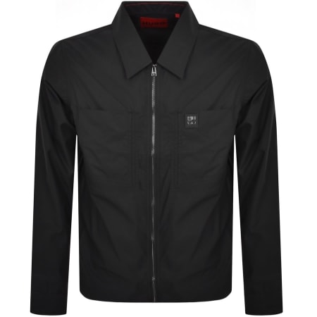 Product Image for HUGO Evalo Overshirt Jacket Black