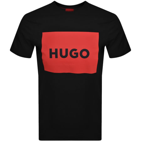Product Image for HUGO Dulive Crew Neck T Shirt Black