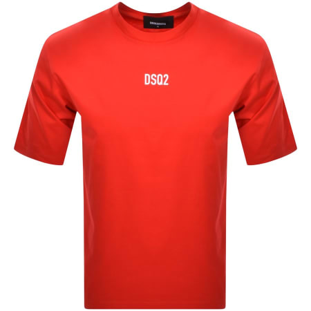 Product Image for DSQUARED2 Logo T Shirt Red