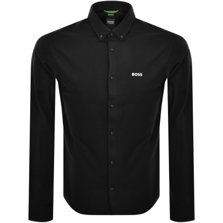 Recommended Product Image for BOSS Motion L Long Sleeved Shirt Black