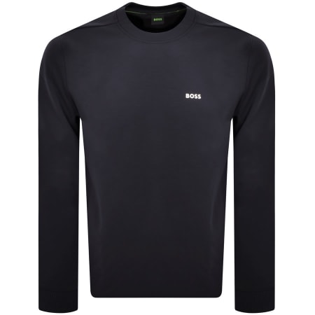 Recommended Product Image for BOSS Salbeos Sweatshirt Navy