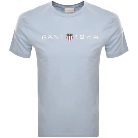 Product Image for Gant Graphic Logo T Shirt Blue