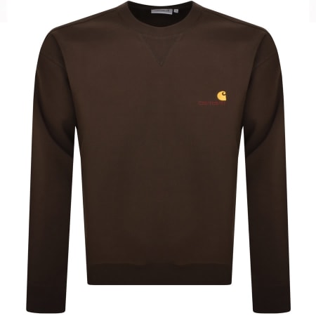 Recommended Product Image for Carhartt WIP Script Logo Sweatshirt Brown