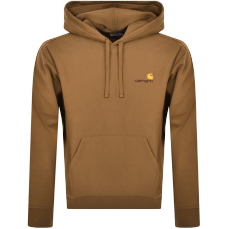 Recommended Product Image for Carhartt WIP Logo Hoodie Brown