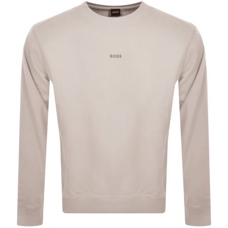 Recommended Product Image for BOSS Wefade Sweatshirt Beige