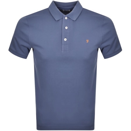 Product Image for Farah Vintage Blanes Polo T Shirt Blue