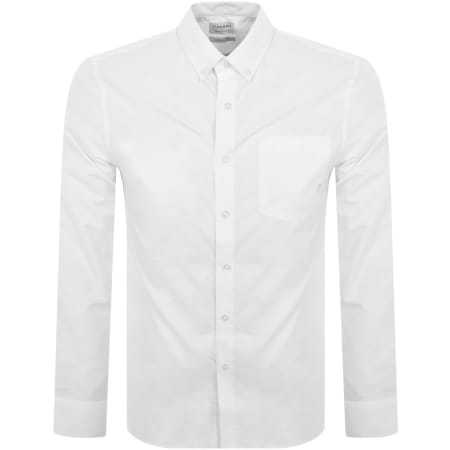 Product Image for Farah Vintage Brewer Long Sleeve Shirt White