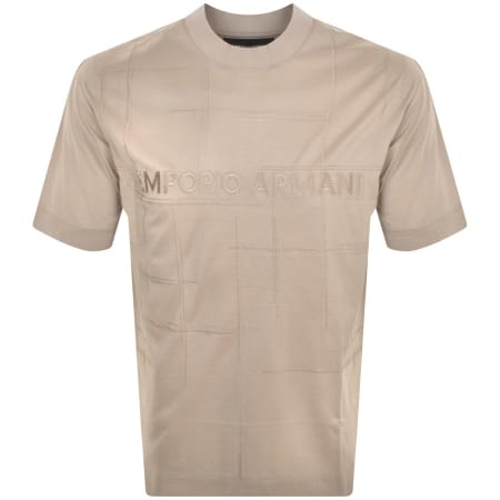 Product Image for Emporio Armani Lounge Logo T Shirt Beige