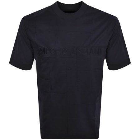 Product Image for Emporio Armani Lounge Logo T Shirt Navy