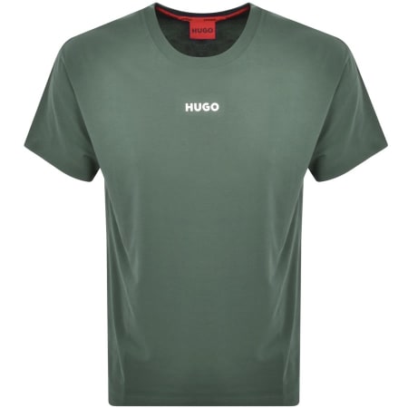 Product Image for HUGO Loungewear Linked T Shirt Green