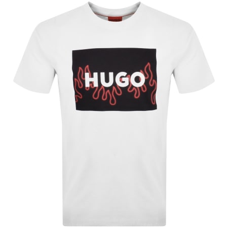 Product Image for HUGO Dulive T Shirt White