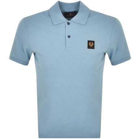 Product Image for Belstaff Short Sleeve Polo T Shirt Blue