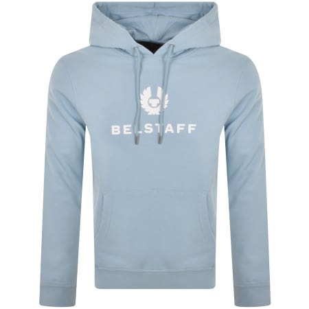 Product Image for Belstaff Signature Logo Hoodie Blue
