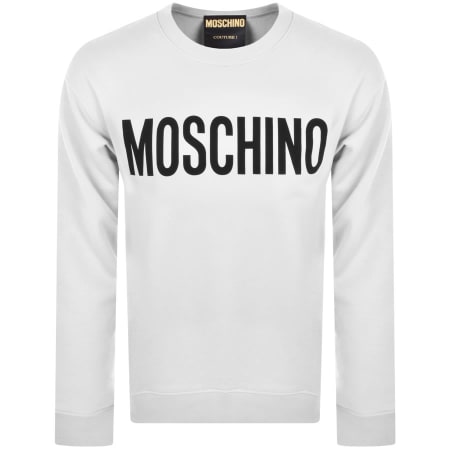 Product Image for Moschino Logo Sweatshirt White