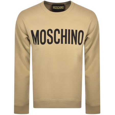 Product Image for Moschino Logo Sweatshirt Beige