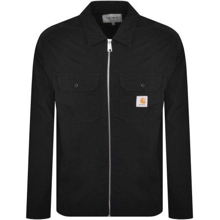 Product Image for Carhartt WIP Long Sleeve Craft Zip Shirt Black
