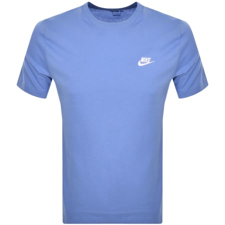Product Image for Nike Crew Neck Club T Shirt Blue