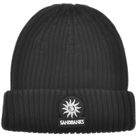 Product Image for Sandbanks Badge Logo Beanie Black