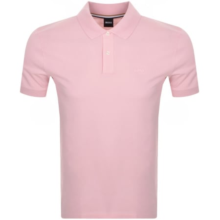 Product Image for BOSS Pallas Polo T Shirt Pink