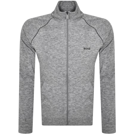 Product Image for BOSS Lounge Full Zip Sweatshirt Grey