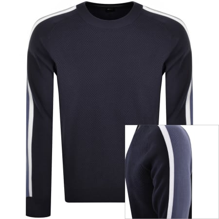 Product Image for BOSS Pontevico Knit Jumper Navy