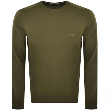 Product Image for BOSS Pacas L Knit Jumper Green