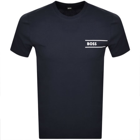 Product Image for BOSS Lounge Logo T Shirt Navy