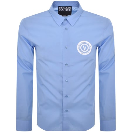 Product Image for Versace Jeans Couture Long Sleeve Shirt Blue