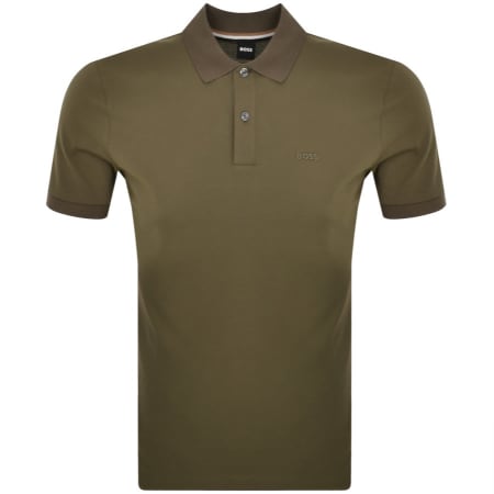 Product Image for BOSS Pallas Polo T Shirt Green