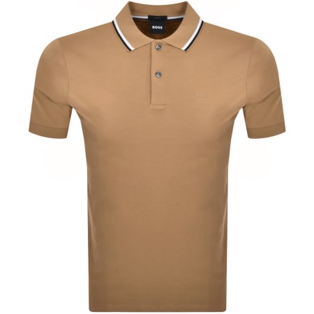 Product Image for BOSS Penrose 38 Polo T Shirt Beige