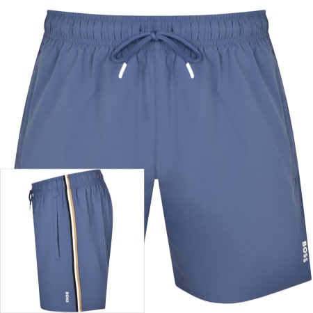 Product Image for BOSS Iconic Swim Shorts Blue
