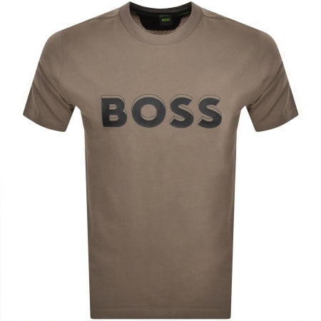 Product Image for BOSS Teeos 1 T Shirt Brown