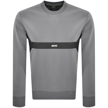 Product Image for BOSS Salbon Sweatshirt Grey