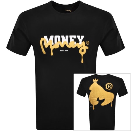 Product Image for Money Defaced Logo T Shirt Black