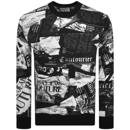 Recommended Product Image for Versace Jeans Couture Print Sweatshirt Black