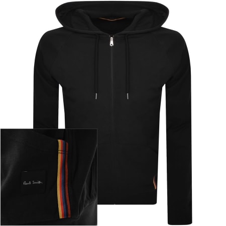 Product Image for Paul Smith Lounge Full Zip Hoodie Black