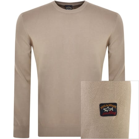 Product Image for Paul And Shark Roundneck Knit Jumper Beige