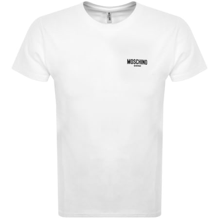 Product Image for Moschino Logo Print T Shirt White