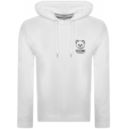 Product Image for Moschino Teddybear Hoodie White