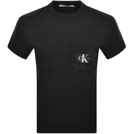 Product Image for Calvin Klein Jeans Contrast Pocket T Shirt Black