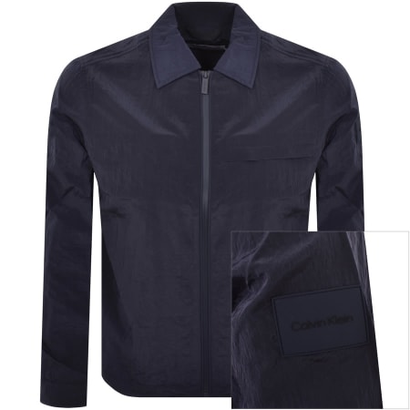 Product Image for Calvin Klein Crinkle 2.0 Overshirt Navy