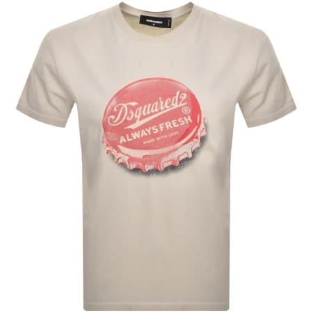 Product Image for DSQUARED2 Regular Fit T Shirt Beige