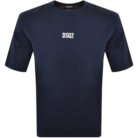 Product Image for DSQUARED2 Logo T Shirt Navy
