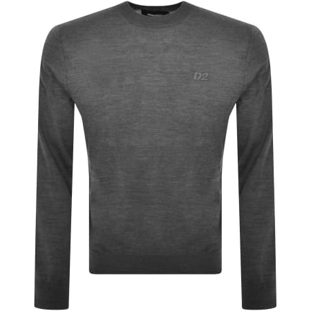 Product Image for DSQUARED2 Crew Neck Knit Jumper Grey