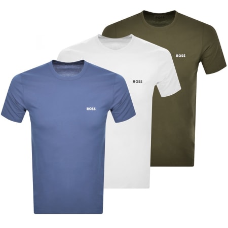 Recommended Product Image for BOSS Multi Colour Triple Pack T Shirts