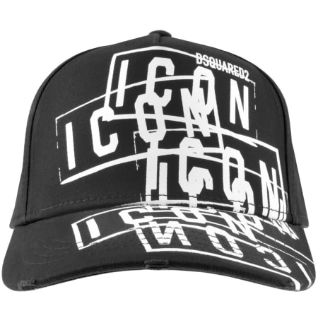 Product Image for DSQUARED2 Icon Stamp Baseball Cap Black